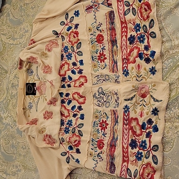 Johnny Was BIYA Open Concept Knit Jacket - Picture 6 of 11